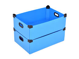 Plastic corrugated tote